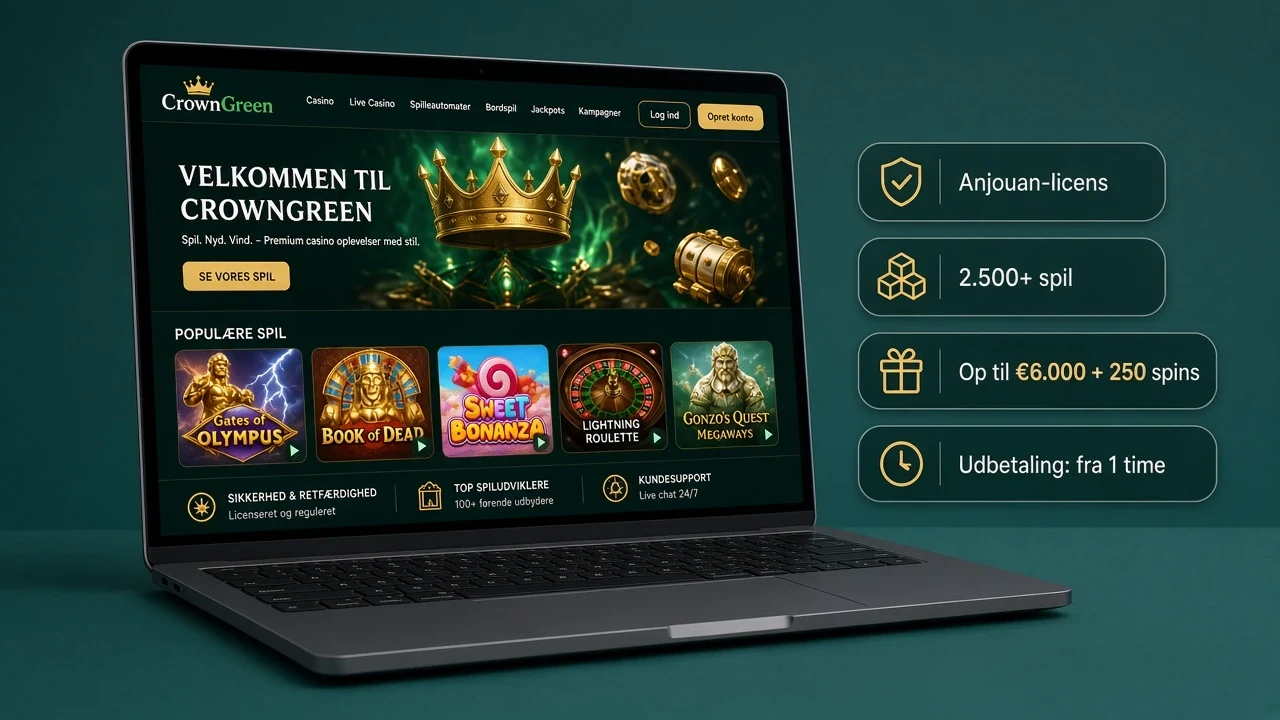 CrownGreen Casino uden ROFUS