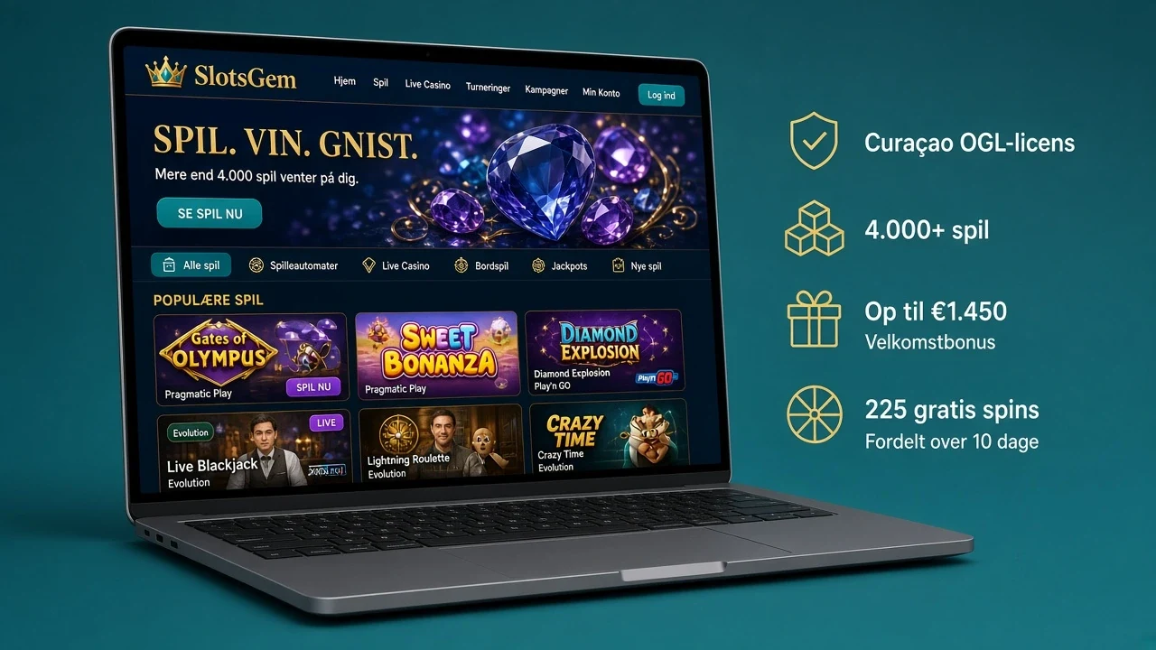 SlotsGem Casino uden ROFUS